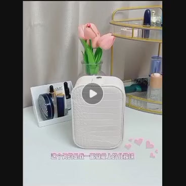 Mini led makeup bag