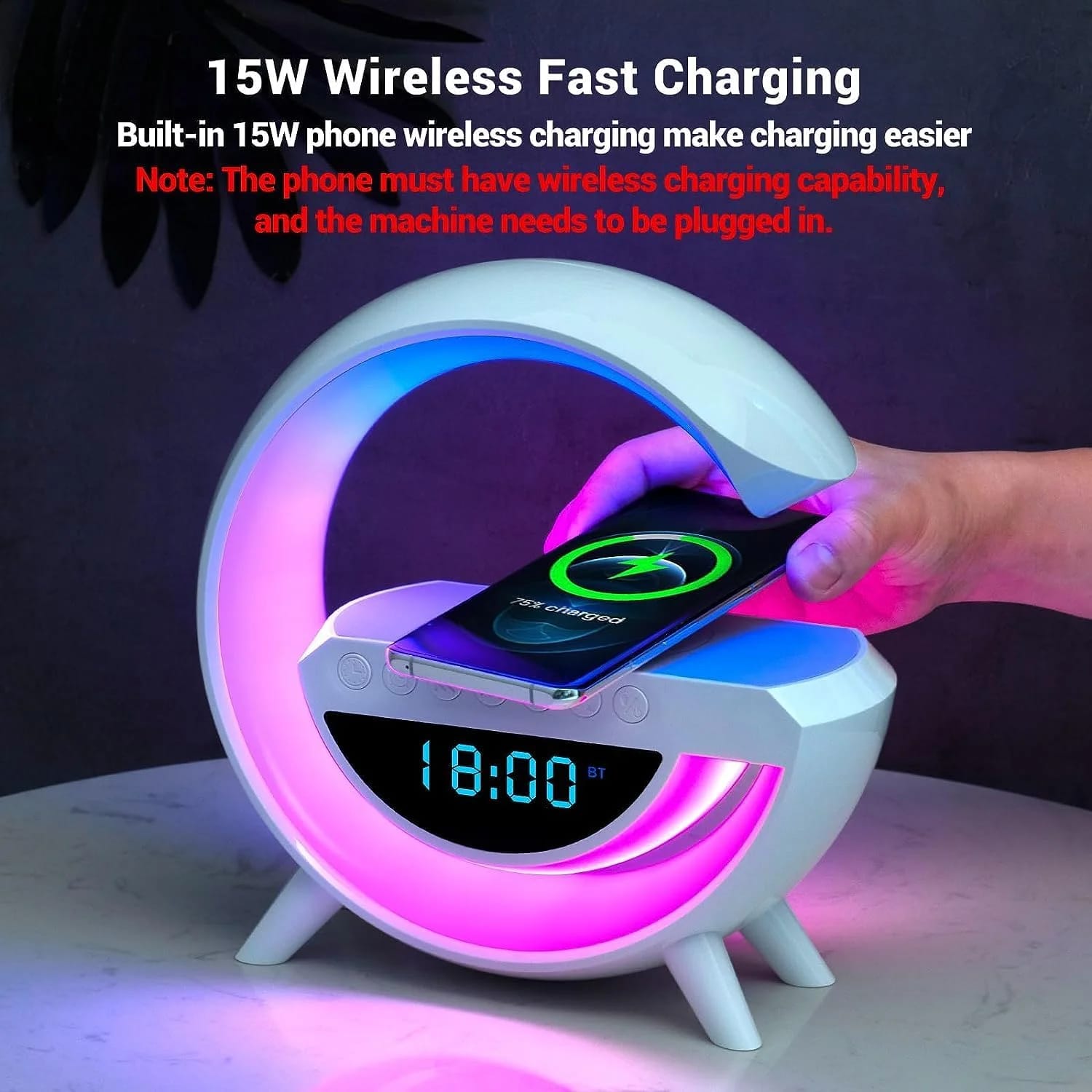 Desk Lamp with digital Clock