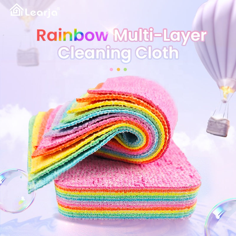 Rainbow cleaning cloth