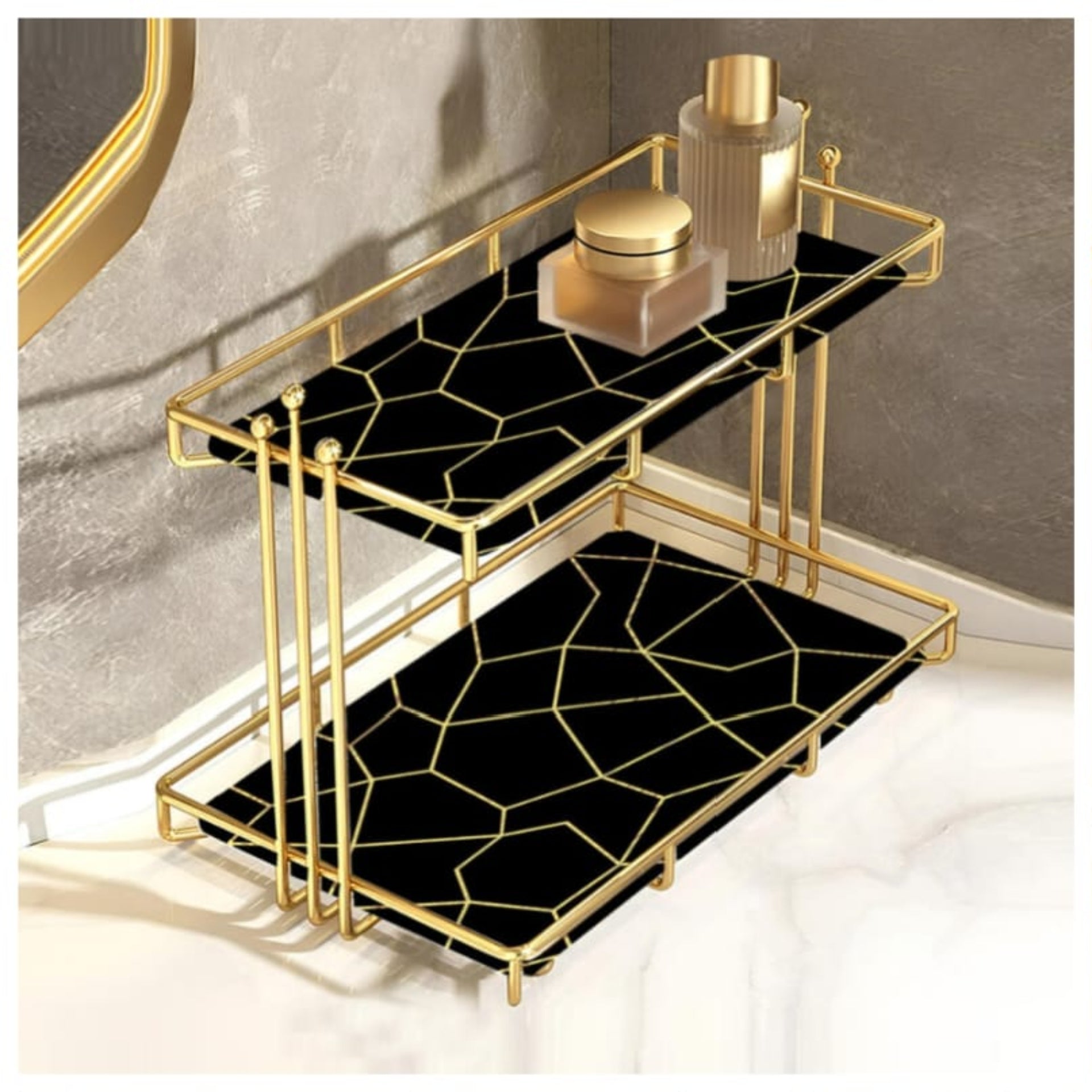 2-Tier Luxury Vanity Storage
