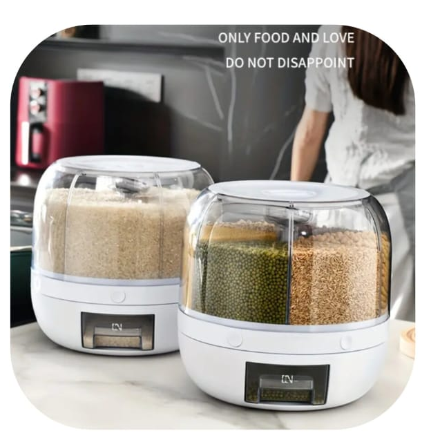 Petal Cap Rotating Cereal Dispenser