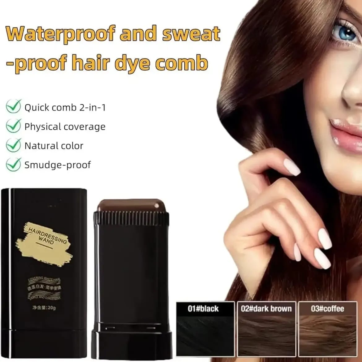 Hair Color Stick Instant Root Touch-Up