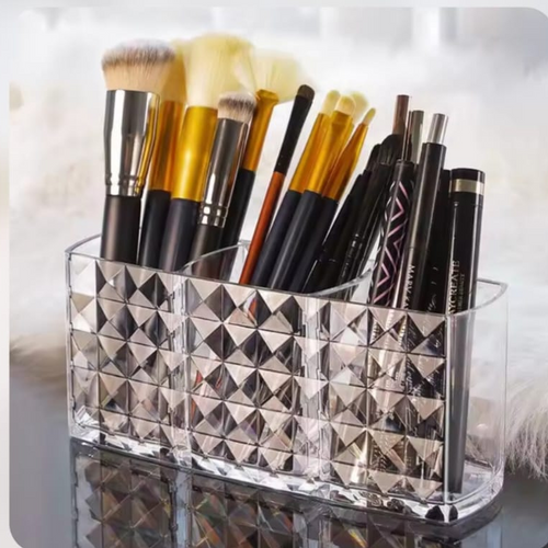Acrylic 3Part Diamond cut organizer