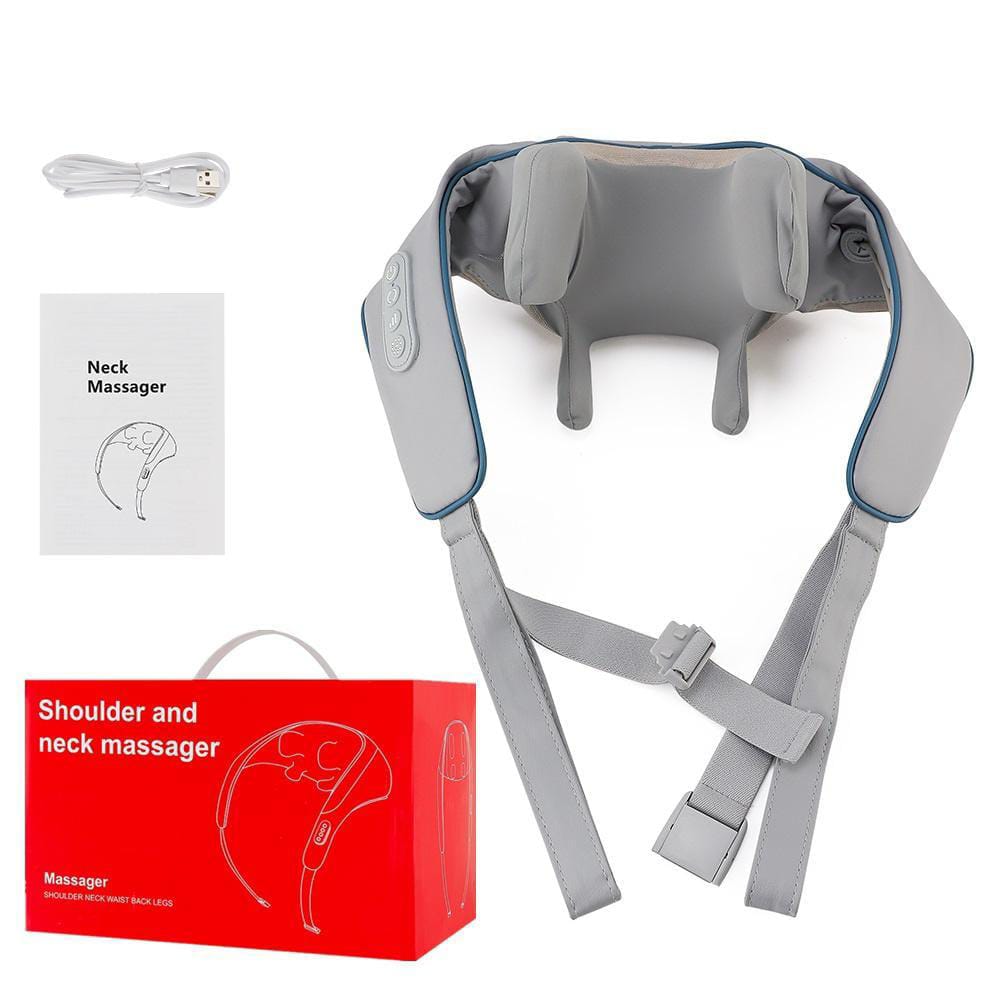 Automatic heated shoulder and neck massager