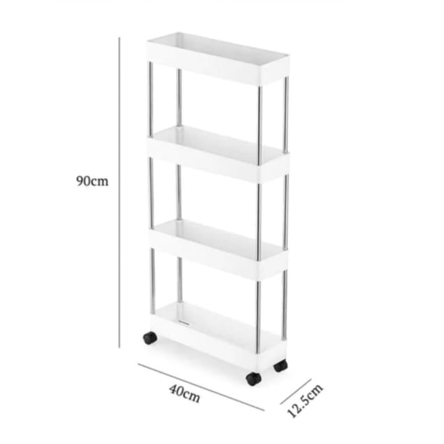 4 Tier Slim Trolly