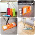 Microfiber flat mop