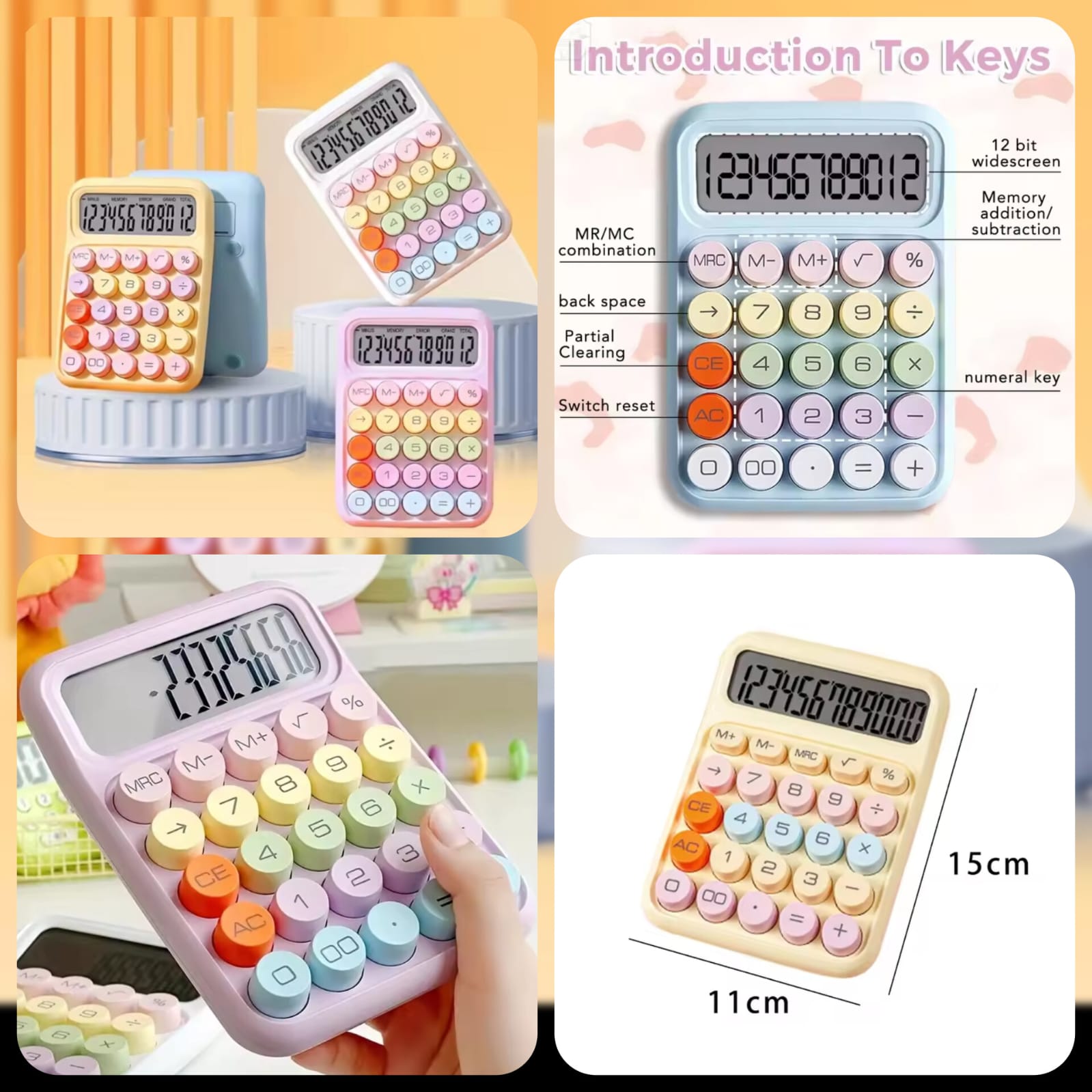 Digital Colourfull calculator