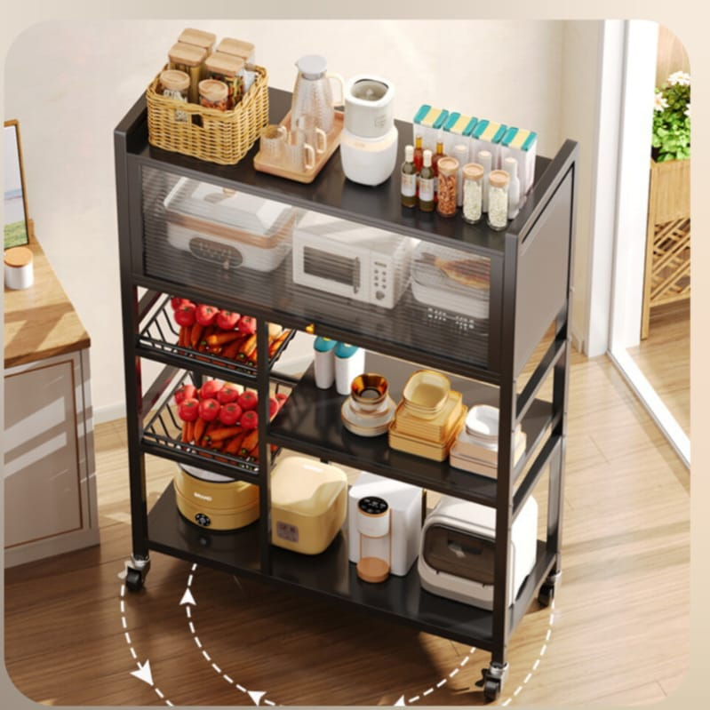Multifunctional Dust proof Cabinet Storage Rack