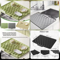 Anti slip drain mat