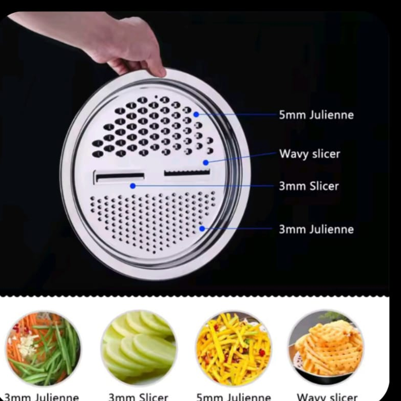 *Multifunctional Stainless Steel Colander with Grater
