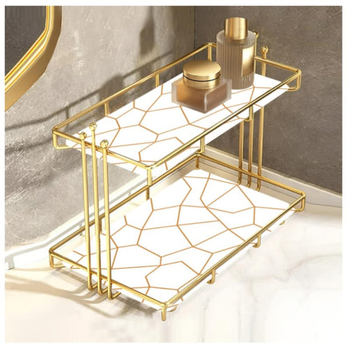 2-Tier Luxury Vanity Storage