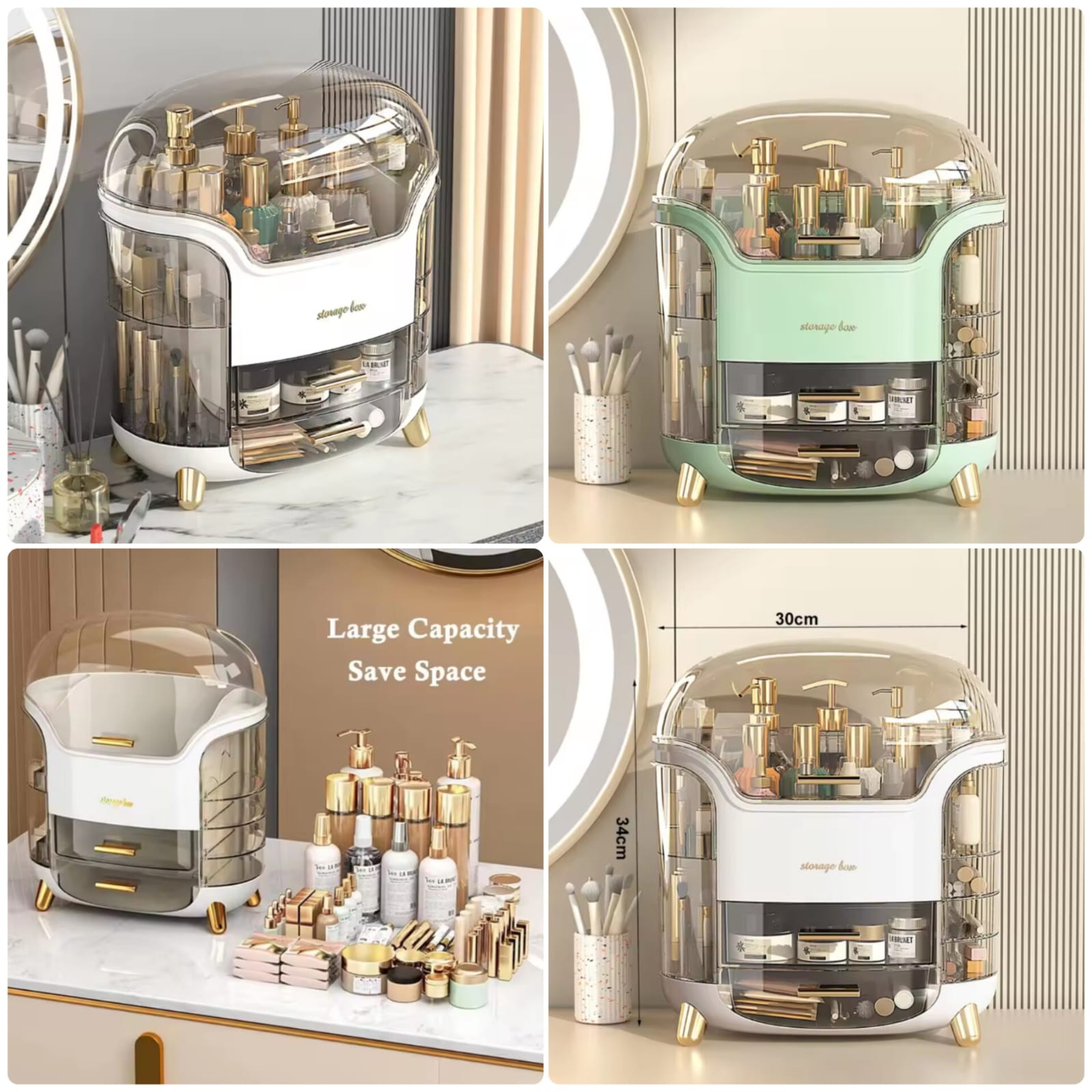 Luxury cosmetic organizer