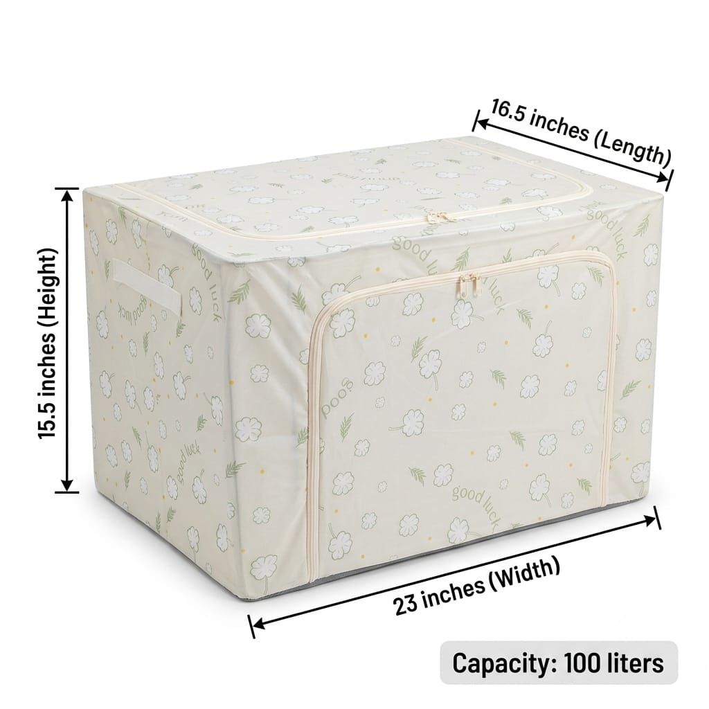 100liter fabric storage box