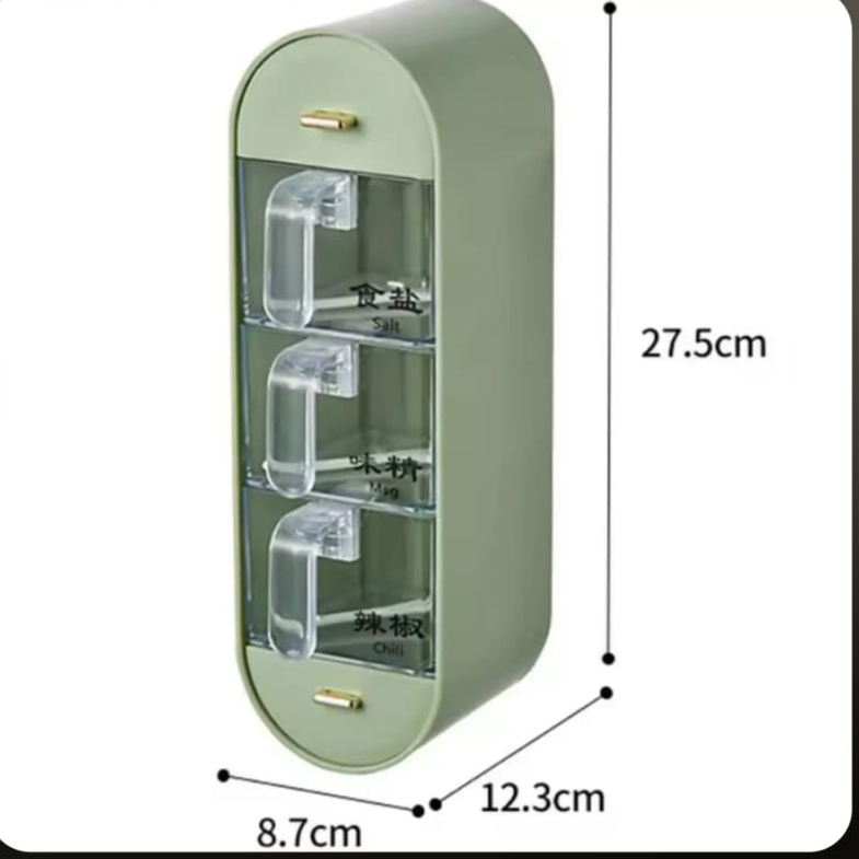*Wall-Mounted Seasoning Spice Rack