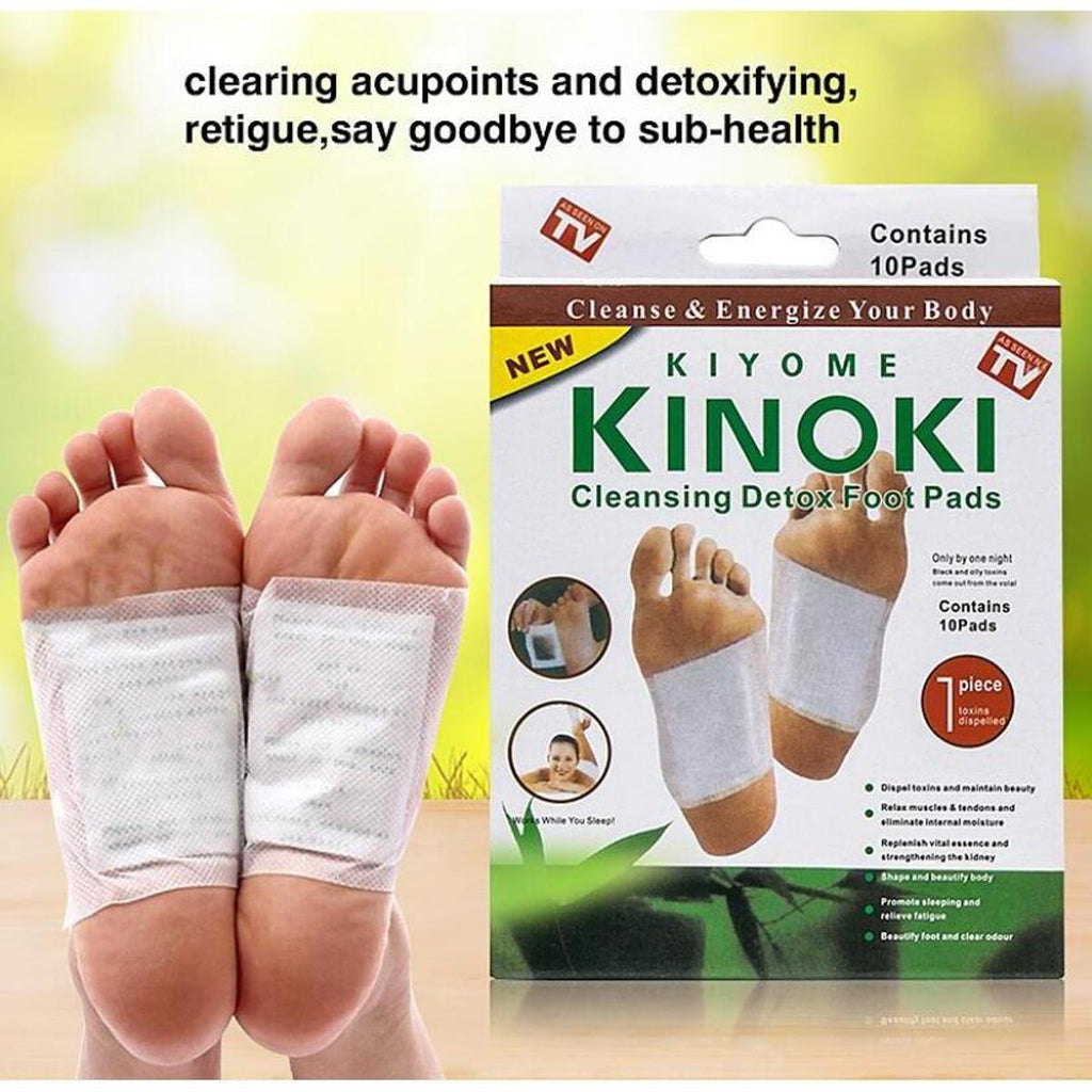 Detox 10 Pcs Foot Pads – Pain-Free Cleansing Patches
