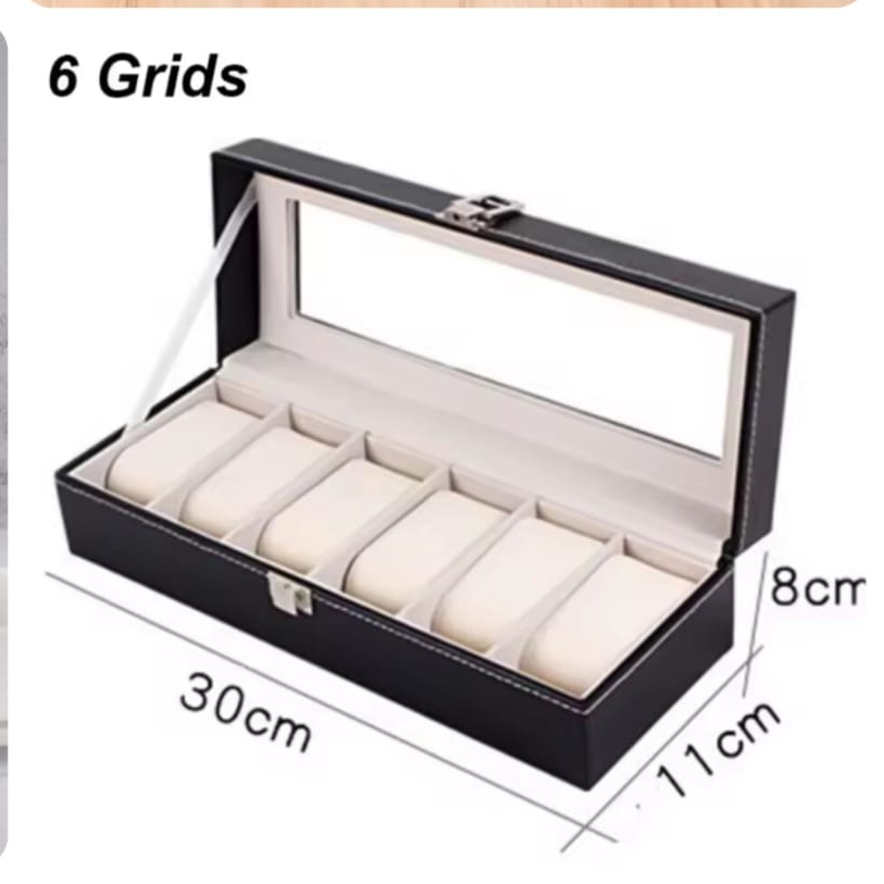*Watch Organizer ⌚*
 *(6slot )Box Packing (Good Quality 🇨🇳)*