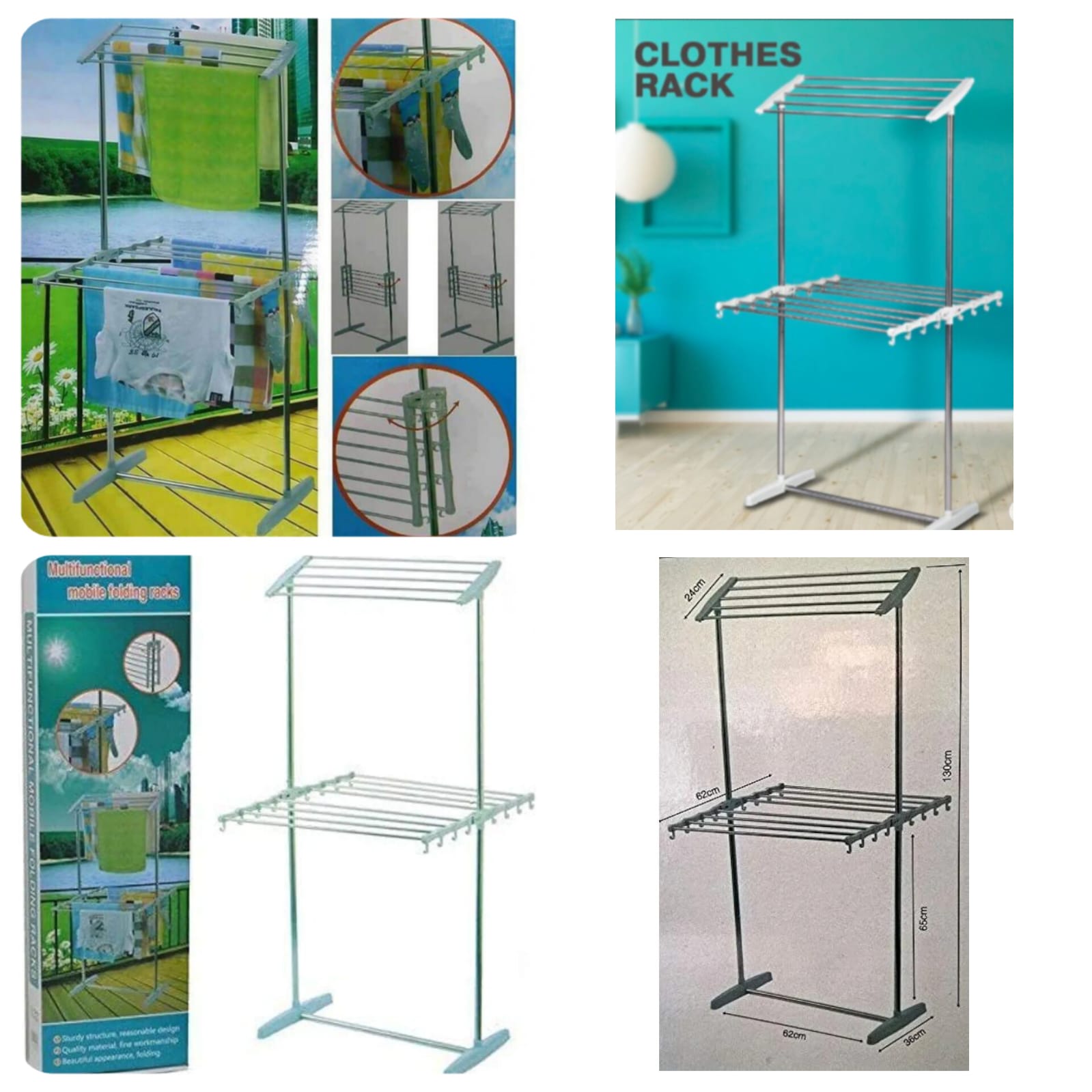 Clothes drying rack