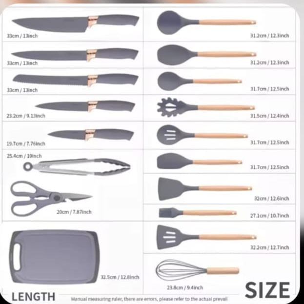 19pcs Kitchen Utensils (Big Size)