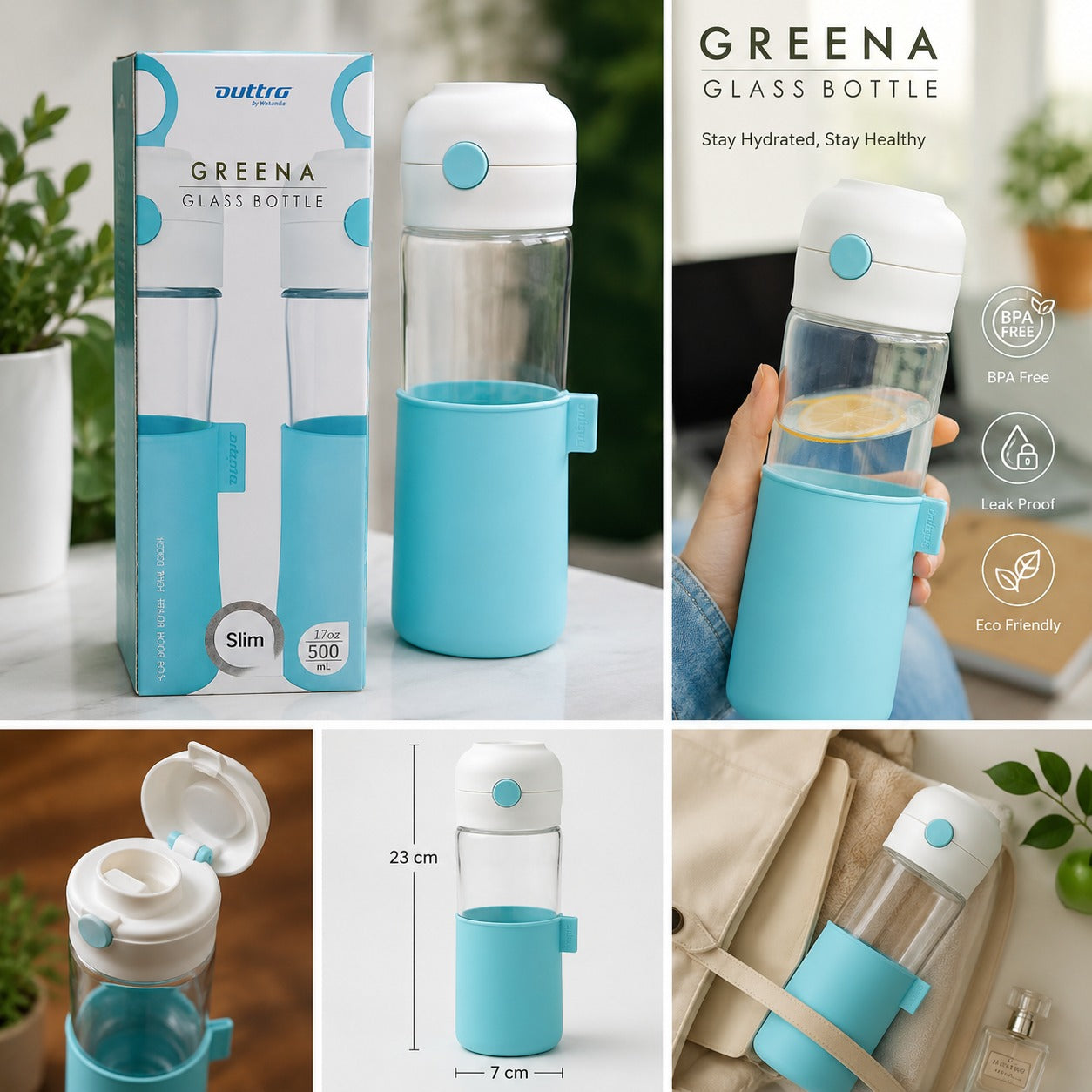 Water bottles