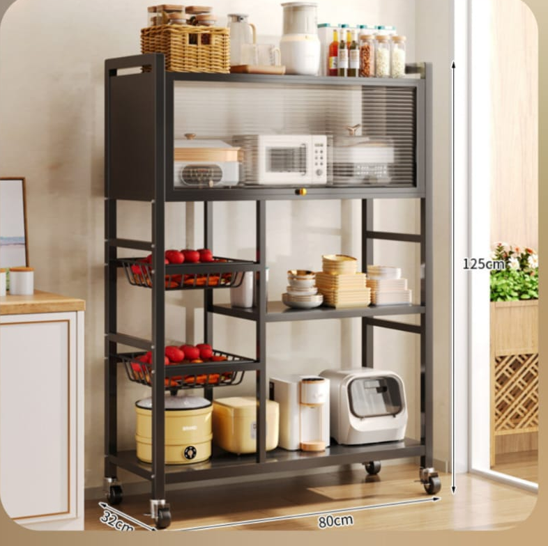 Multifunctional Dust proof Cabinet Storage Rack
