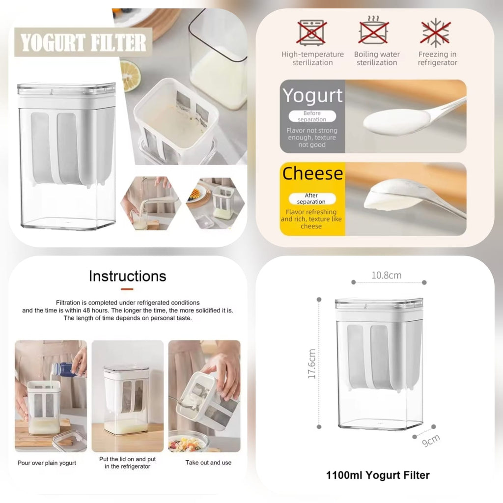 Yogurt filter strainer